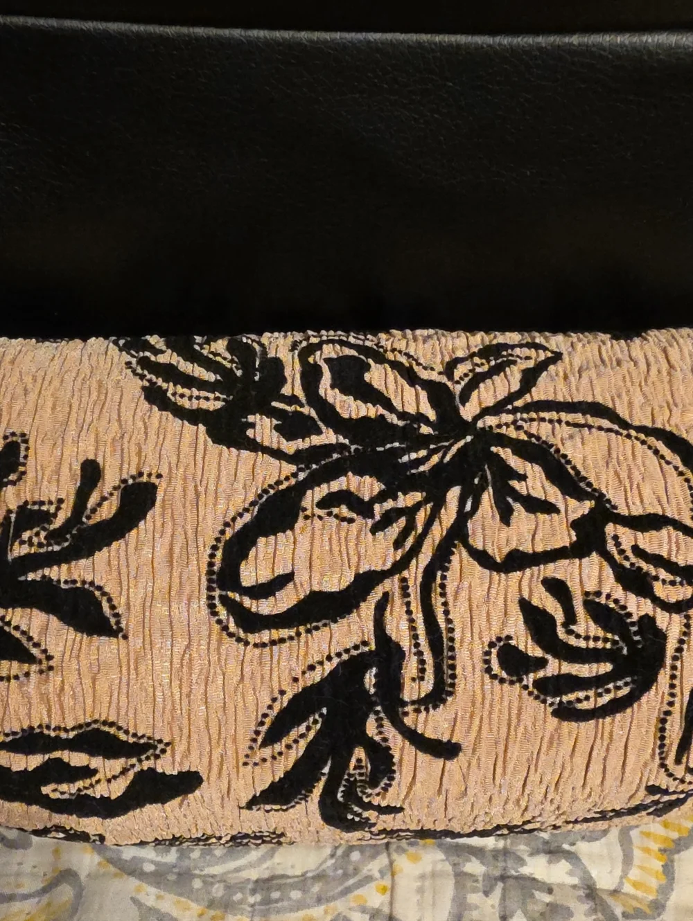Vince Camuto Floral Quilted Cosmetic Pouch